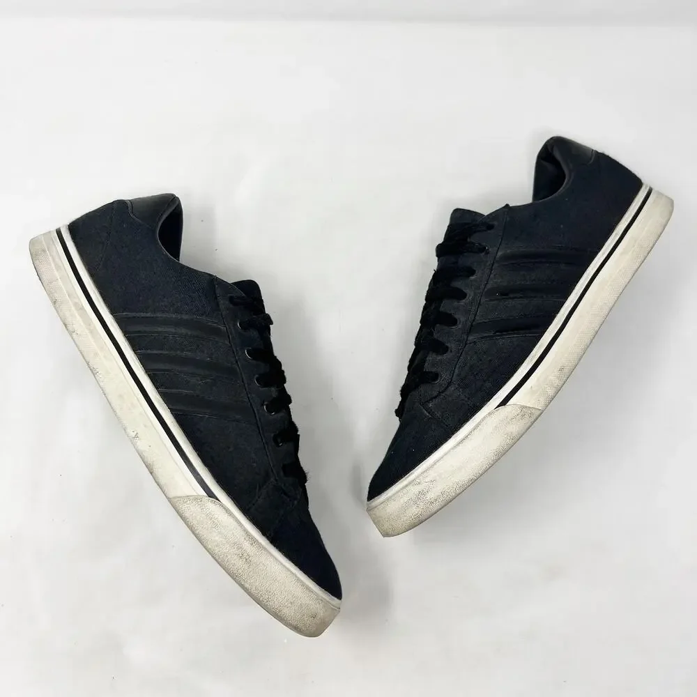 [Adidas] Cloudfoam Super Daily Core Black Casual Lace Up Sneakers Size 12 Men's